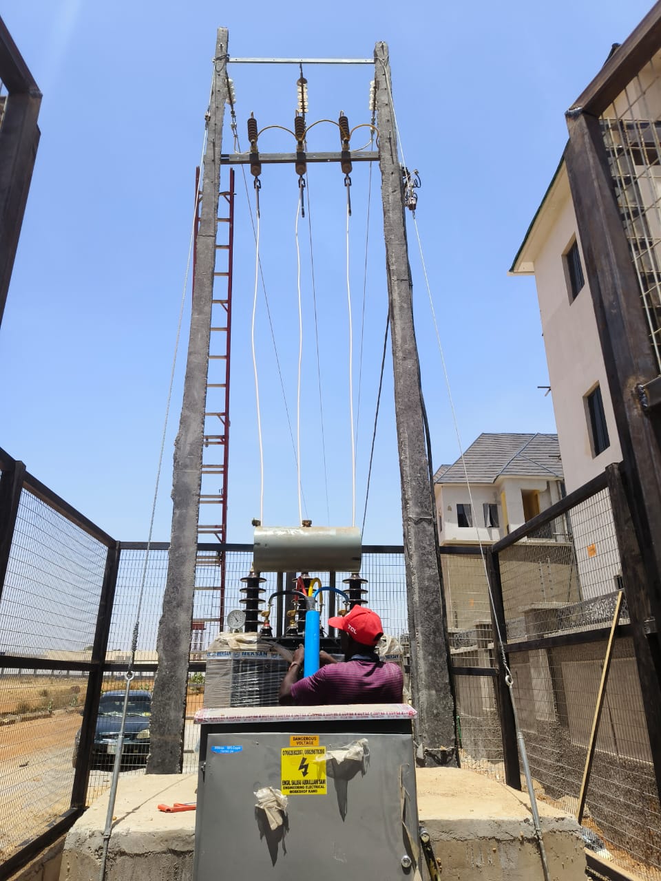 200kVA 33 0.4kV ss at Asad Staff Quarters Amana City Kano